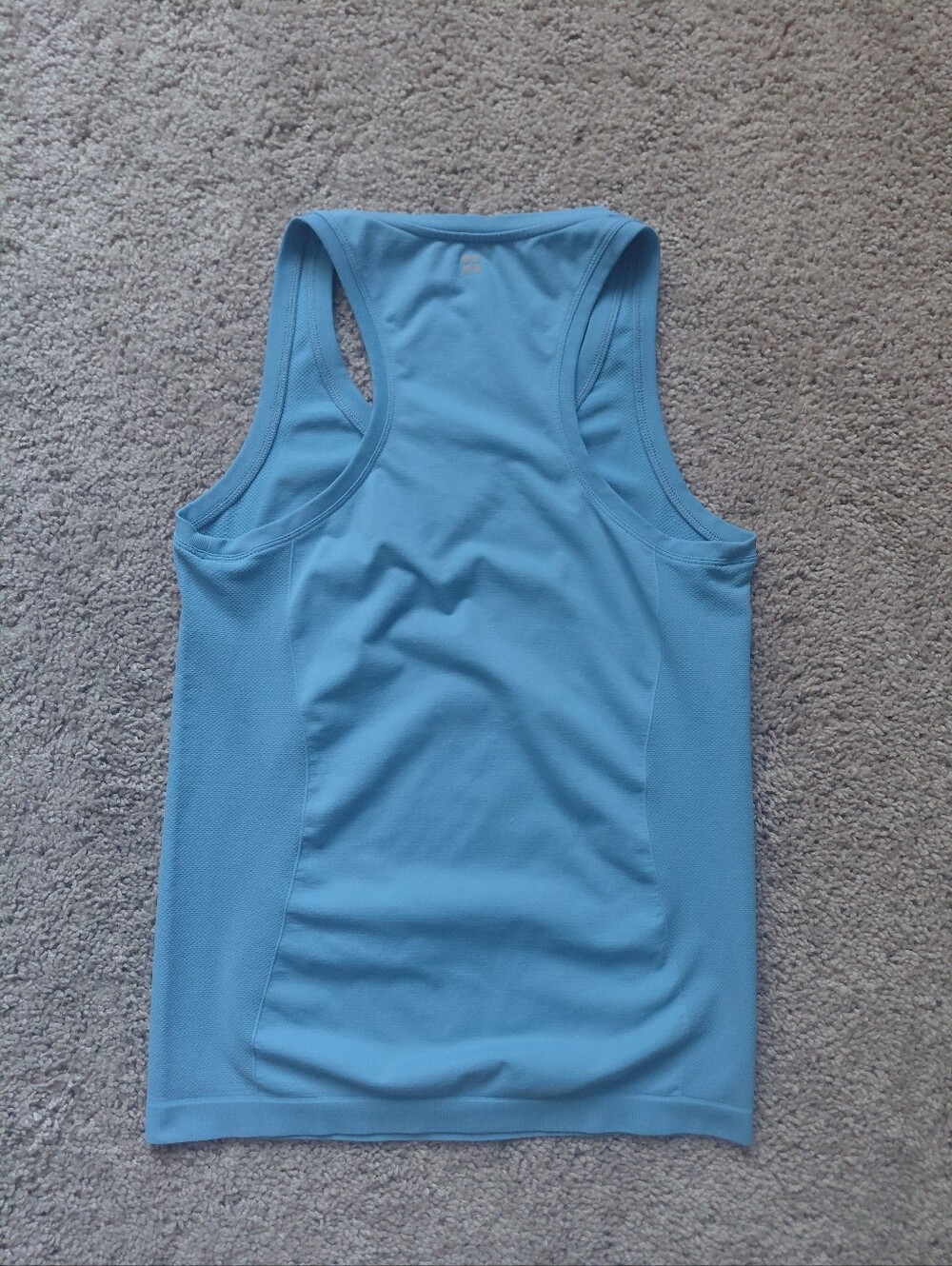 Sweaty Betty Blue Racerback Tank Top - Picture 3 of 4
